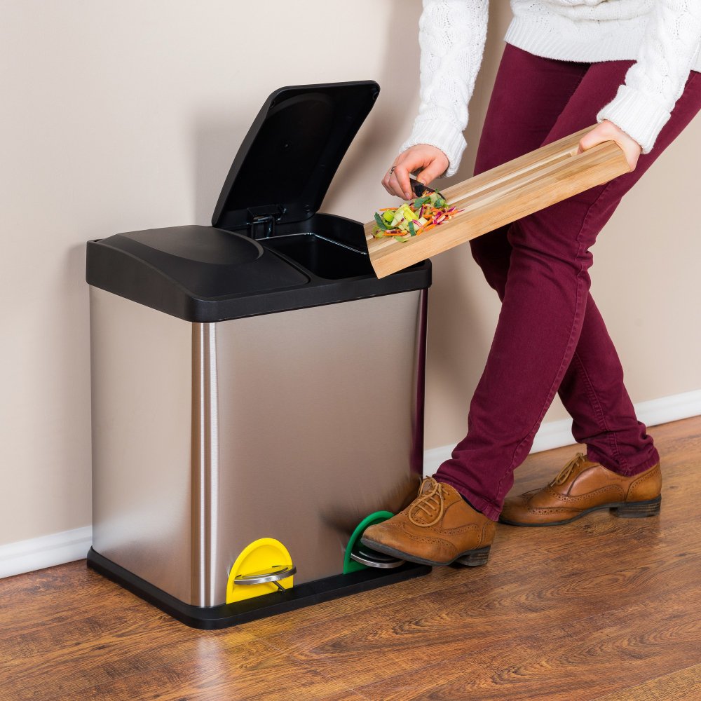 Botes de basura inteligentes: limpieza sin contacto, comodidad con estilo
