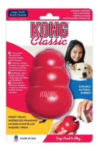 Kong Classic Large Juguete Rellenable Alimento Snack Perros Color Rojo